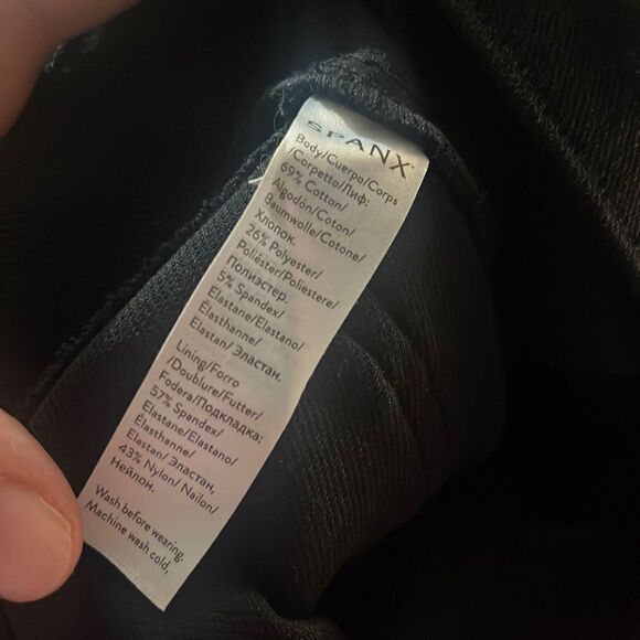 Spanx Jean-ish Black Ankle Leggings S - Picture 8 of 8